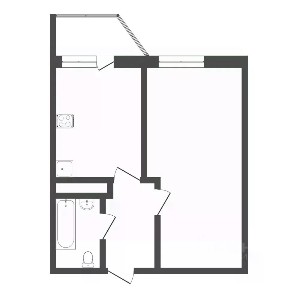 Продается 1-комн. квартира, 41,5 м²