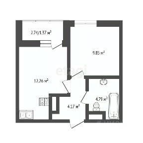 Продается 1-комн. квартира, 34 м²