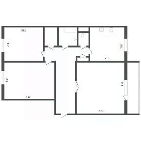 Продается 3-комн. квартира, 67 м²