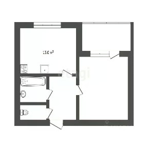 Продается 1-комн. квартира, 42,4 м²