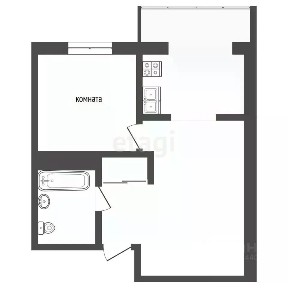 Продается 1-комн. квартира, 48,4 м²