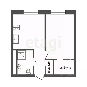 Продается 1-комн. квартира, 30,4 м²