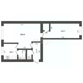 Продается 2-комн. квартира, 42,7 м²