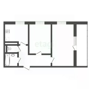 Продается 2-комн. квартира, 50,5 м²