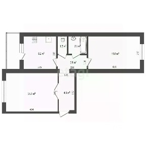 Продается 2-комн. квартира, 50 м²