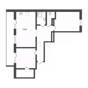 Продается 2-комн. квартира, 89,7 м²
