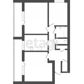 Продается 3-комн. квартира, 59,4 м²