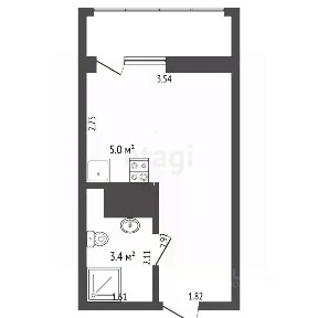 Продается студия, 20,2 м²