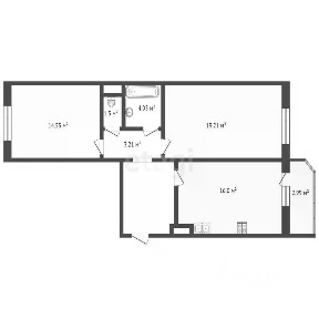Продается 2-комн. квартира, 66,2 м²