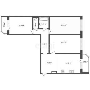 Продается 3-комн. квартира, 92 м²