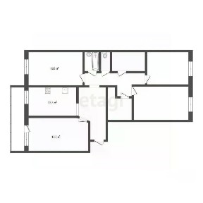Продается 4-комн. квартира, 107,5 м²