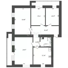 Продается 4-комн. квартира, 108,7 м²