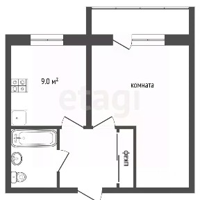 Продается 1-комн. квартира, 30,2 м²