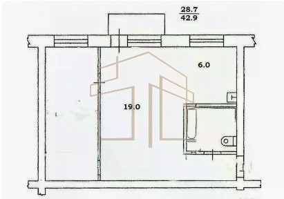 Продается 2-комн. квартира, 42 м²