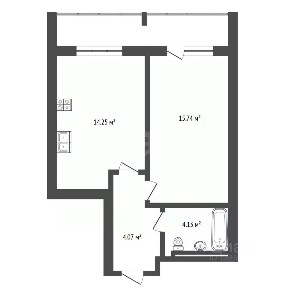 Продается 1-комн. квартира, 37,9 м²