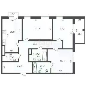 Продается 3-комн. квартира, 86,4 м²