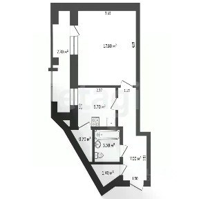 Продается 1-комн. квартира, 36,1 м²