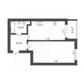 Продается 1-комн. квартира, 36,7 м²