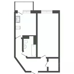 Продается 1-комн. квартира, 41 м²