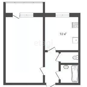 Продается 1-комн. квартира, 33,6 м²