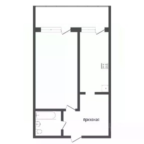 Продается 1-комн. квартира, 47,6 м²