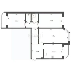 Продается 3-комн. квартира, 96,3 м²