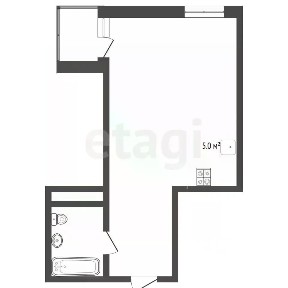 Продается студия, 32,7 м²