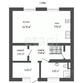 Продается 2-этажный дом, 106 м²