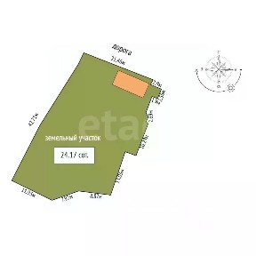 Продается 1-этажный дом, 33 м²