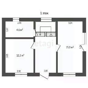 Продается 2-этажный дом, 78,7 м²