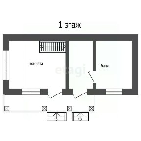 Продается 2-этажный дом, 30 м²