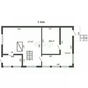 Продается 2-этажный дом, 80 м²