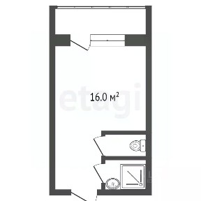 Продается 160/653 квартиры, 16/4 м²