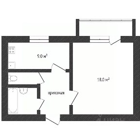 Продается 1-комн. квартира, 35 м²