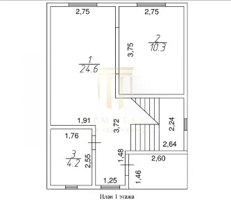 Продается 2-этажный дом, 81,9 м²