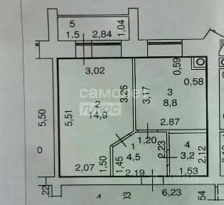Продается 1-комн. квартира, 34,24 м²