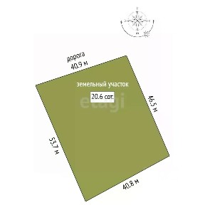 Продается участок, 20,55 сот.