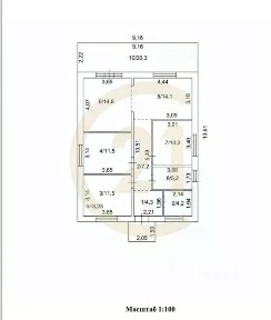 Продается 1-этажный дом, 85 м²