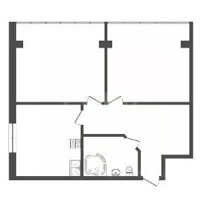 Продается 2-комн. квартира, 55,1 м²