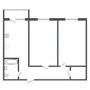 Продается 2-комн. квартира, 55 м²