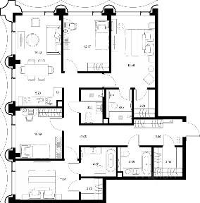 Продается 4-комн. квартира, 115,21 м²