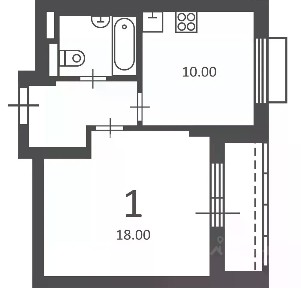 Продается 1-комн. квартира, 36,5 м²