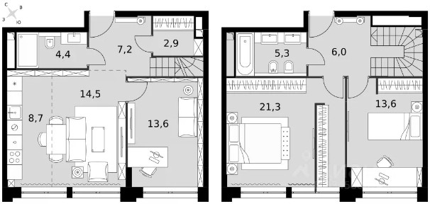 Продается 4-комн. квартира, 97,5 м²