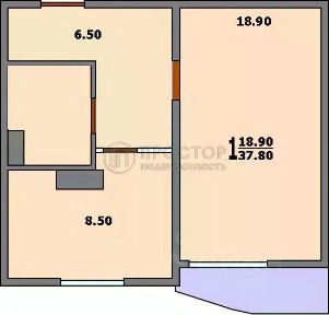Продается 1-комн. квартира, 37,8 м²