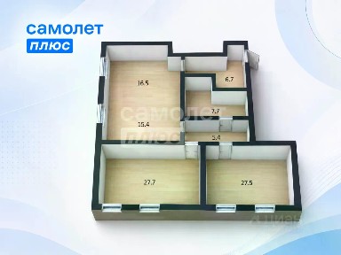 Продается 3-комн. квартира, 106,9 м²