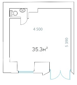 Сдается помещение свободного назначения, 35,3 м²