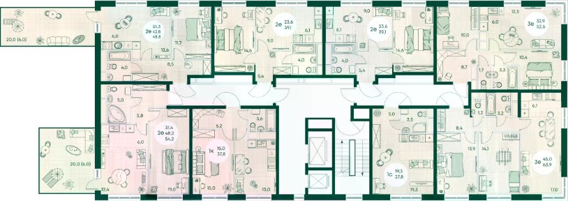 Продается 2-комн. квартира, 54,2 м²