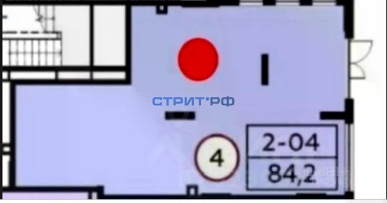 Продается торговая площадь, 84,2 м²