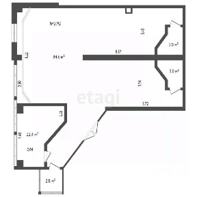 Продается торговая площадь, 104,8 м²