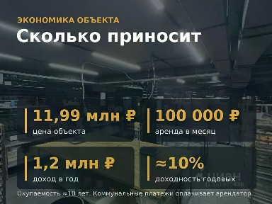 Продается помещение свободного назначения, 122,2 м²